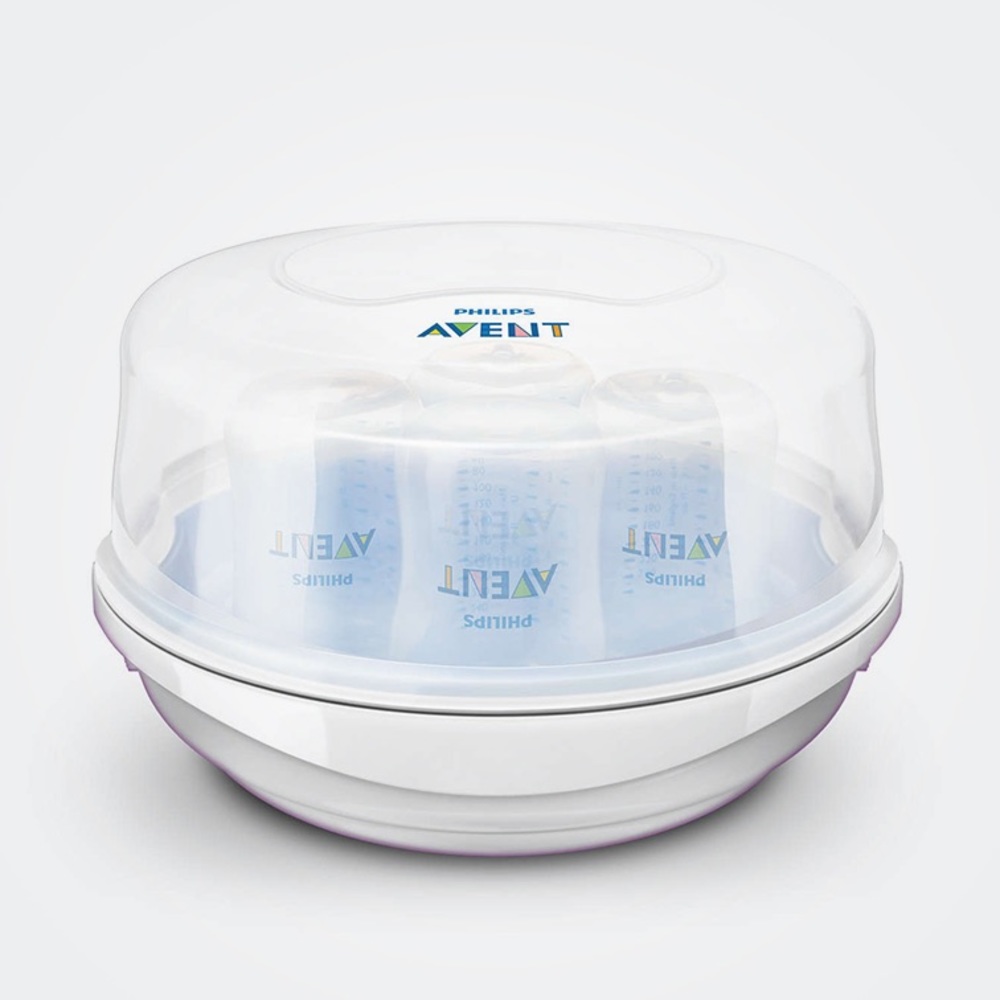Philips AVENT Microwave Steam Sterilizer for Baby Bottles Pacifiers Cups